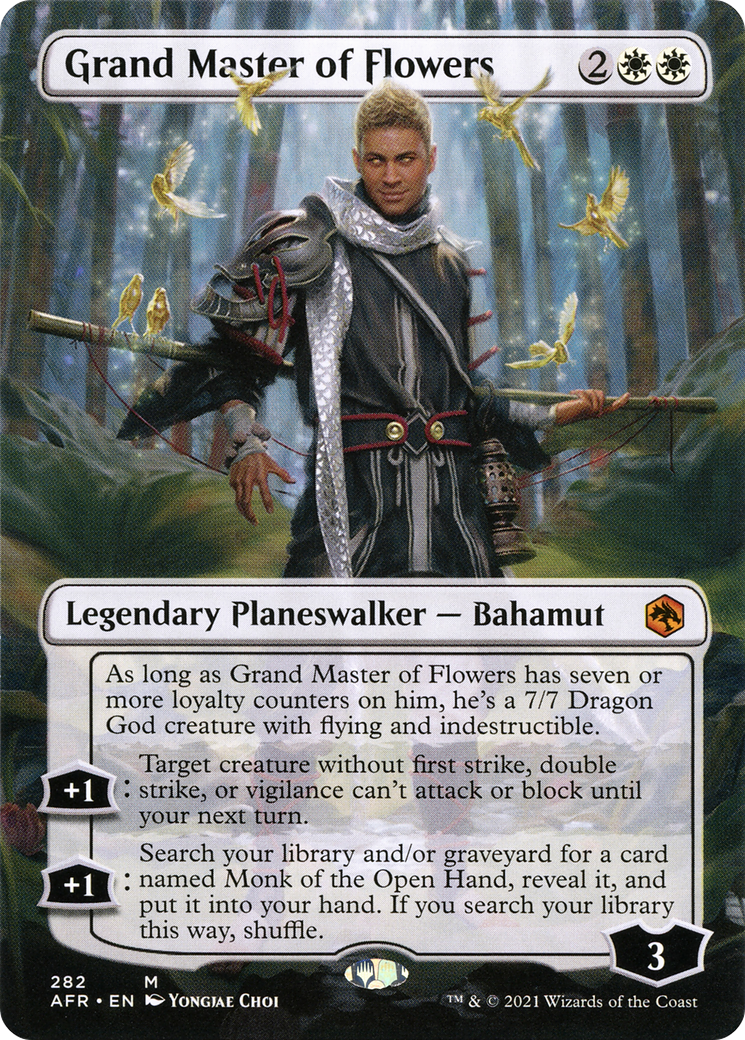 Grand Master of Flowers (Borderless) (AFR-282) (Borderless) [Adventures in the Forgotten Realms]