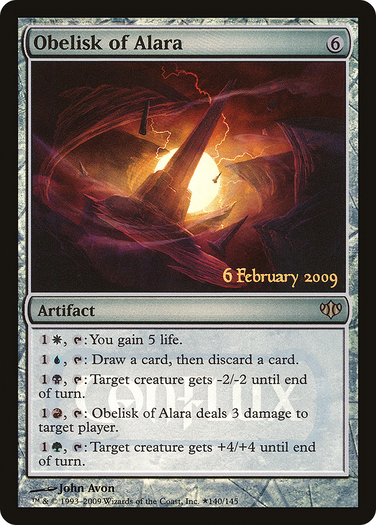 Obelisk of Alara (LARP-140★) [Conflux Promos] Foil