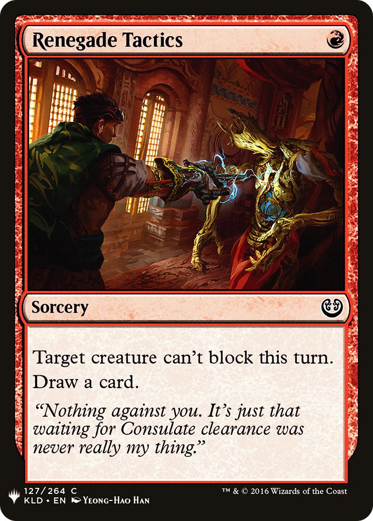 Renegade Tactics (LIST-KLD-127) [The List]