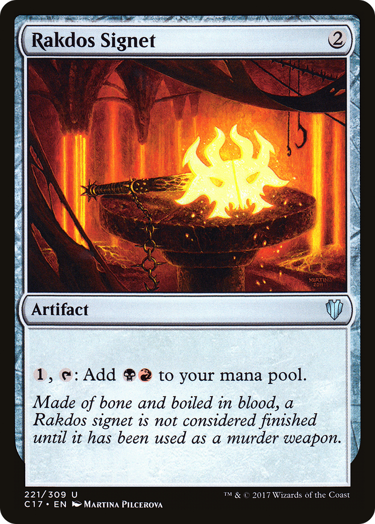 Rakdos Signet (C17-221) [Commander 2017]