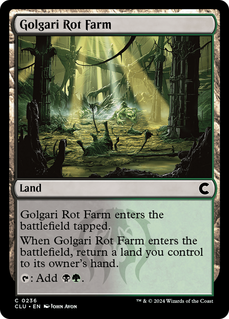 Golgari Rot Farm (CLU-236) [Ravnica: Clue Edition]