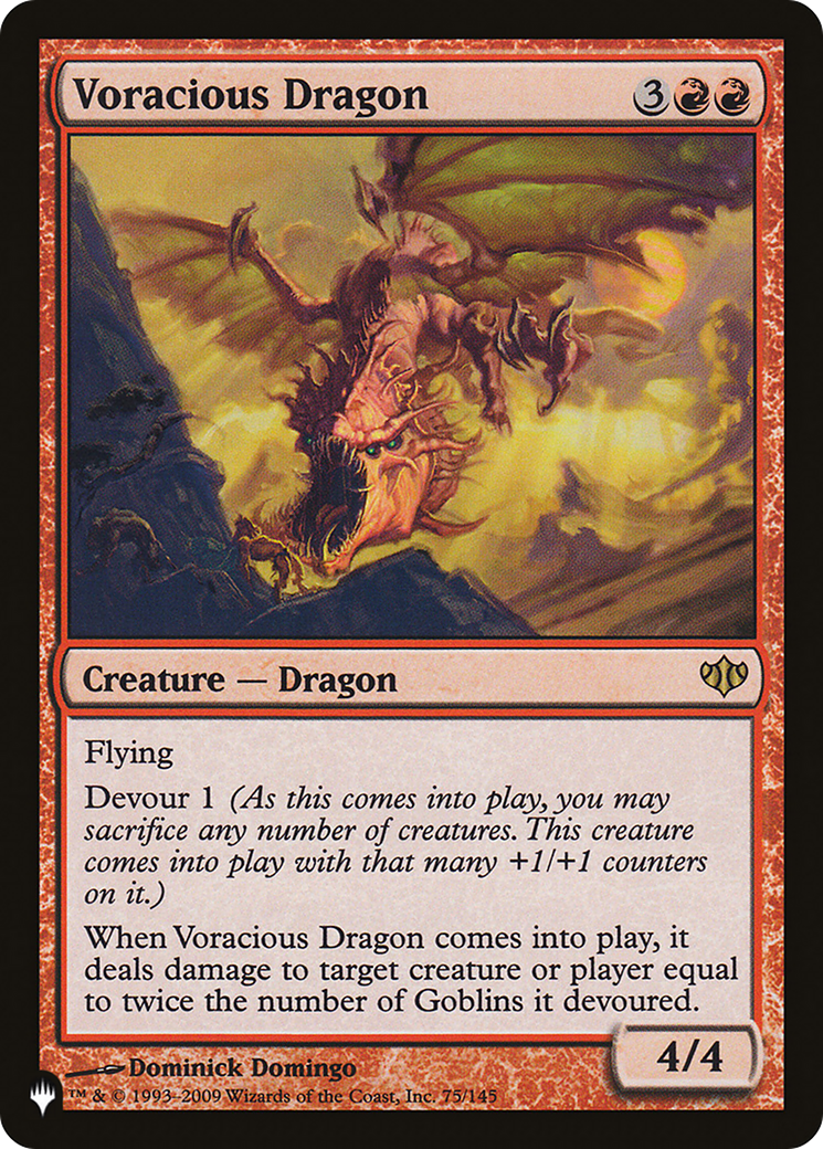 Voracious Dragon (LIST-CON-75) [The List]