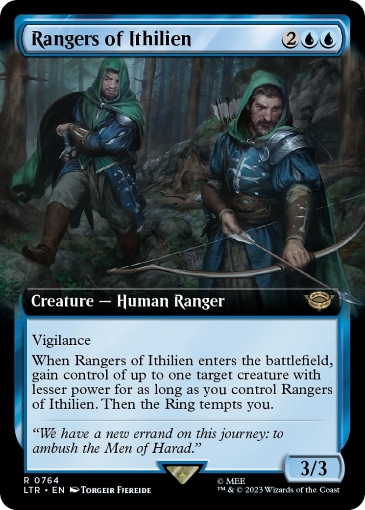 Rangers of Ithilien (LTR-764) [The Lord of the Rings: Tales of Middle-earth]: (Extended Art) Foil
