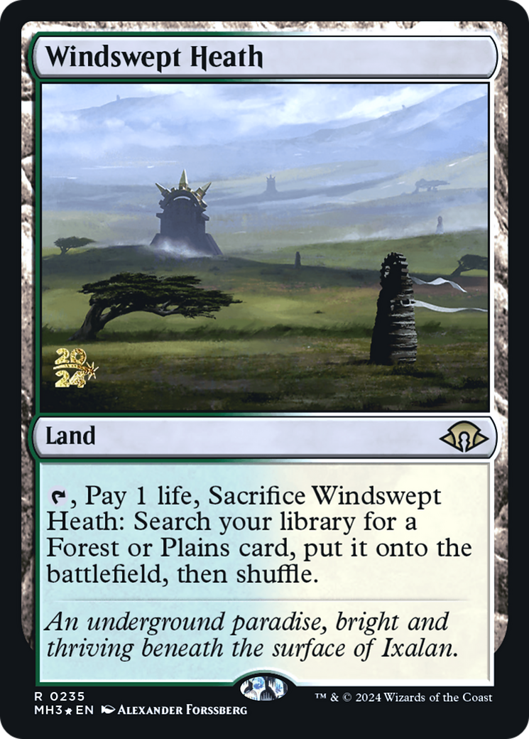 Windswept Heath (PRE-235) [Modern Horizons 3 Promos] Foil
