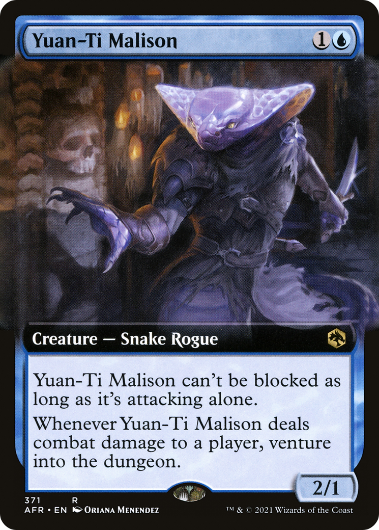 Yuan-Ti Malison (AFR-371) [Adventures in the Forgotten Realms]: (Extended Art) Foil