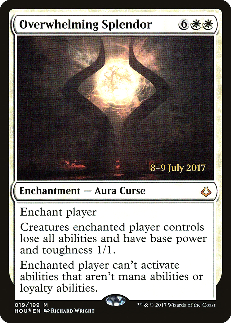 Overwhelming Splendor (PRE-19S) [Hour of Devastation Promos] Foil