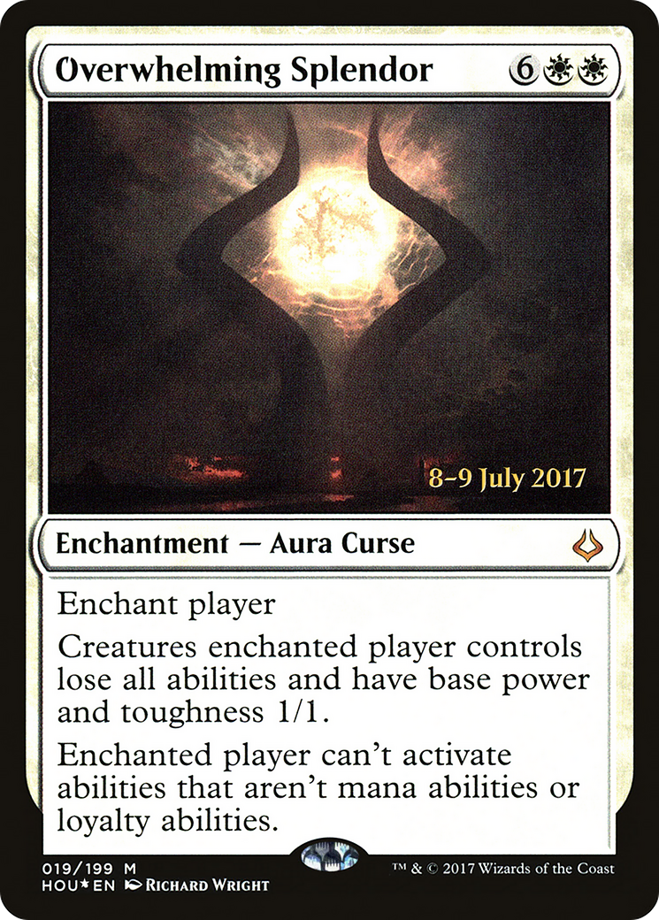 Overwhelming Splendor (PRE-19S) [Hour of Devastation Promos] Foil