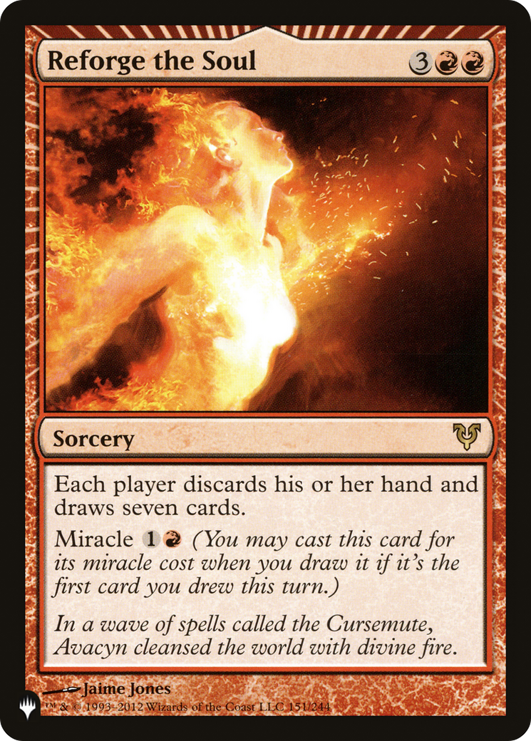 Reforge the Soul (LIST-AVR-151) [The List]: (miracle)