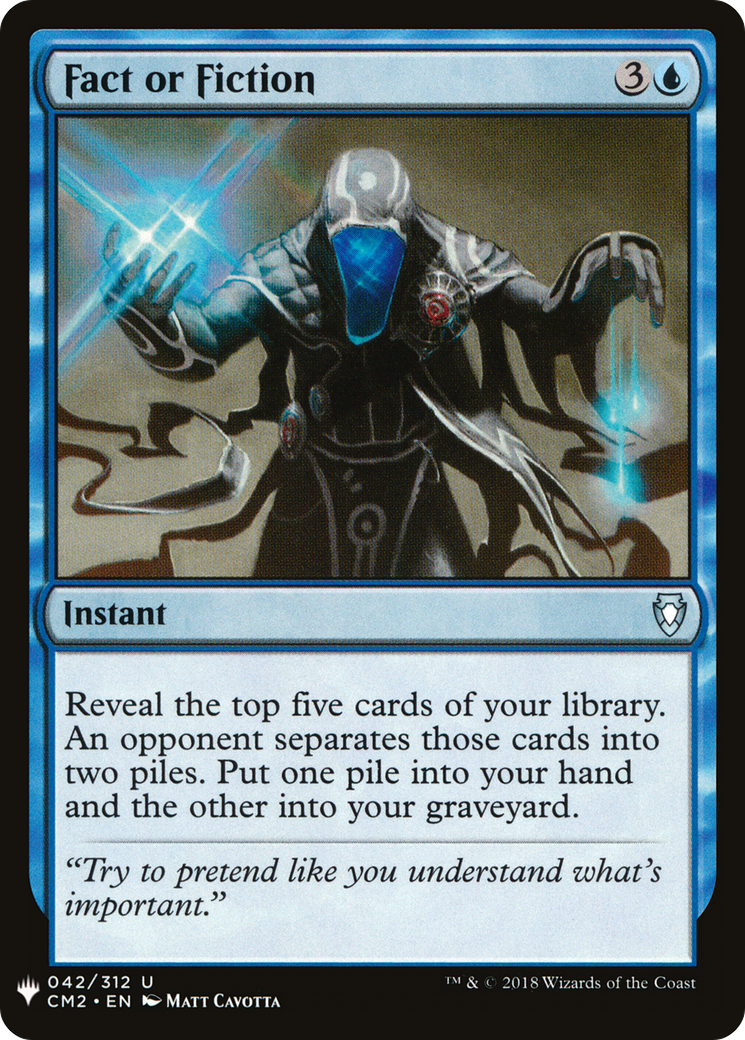 Fact or Fiction (CM2) (LIST-CM2-42) [The List]