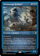 Stormsurge Kraken (Foil Etched) (CMM-497) [Commander Masters] Foil