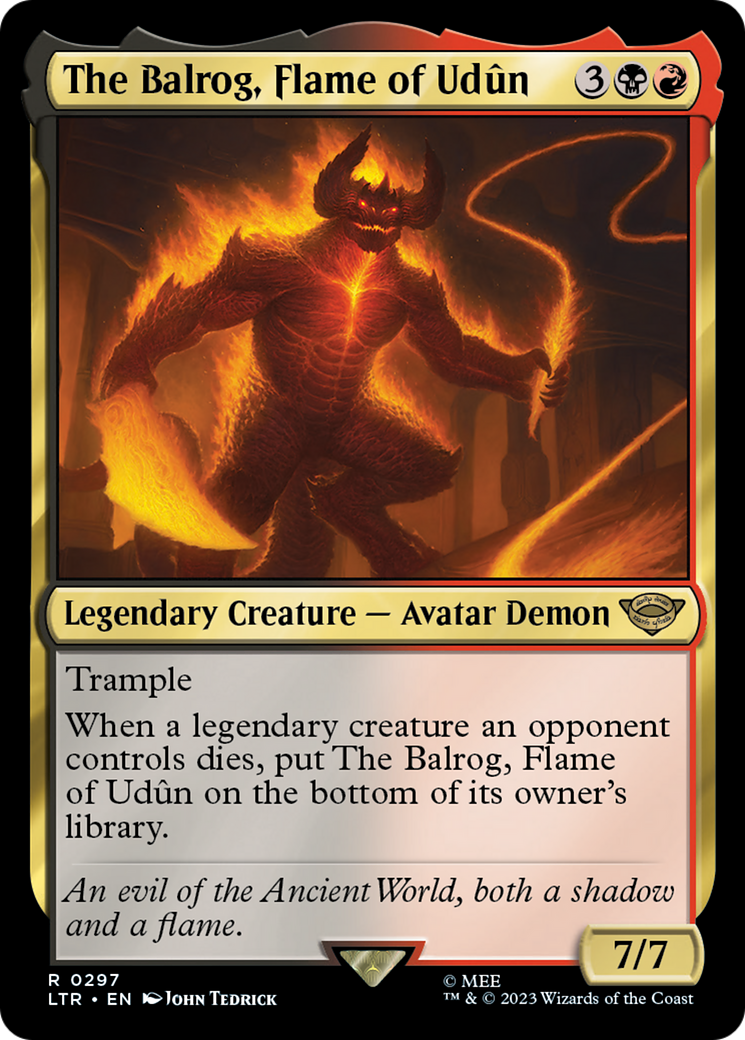 The Balrog, Flame of Udûn (LTR-297) [The Lord of the Rings: Tales of Middle-earth]