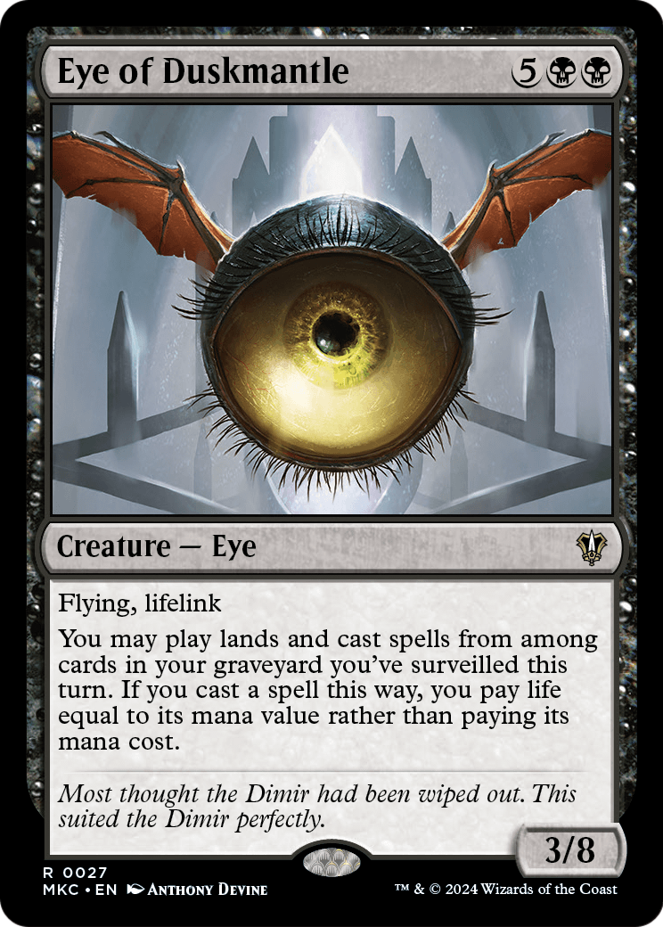 Eye of Duskmantle (MKC-027) [Murders at Karlov Manor Commander]
