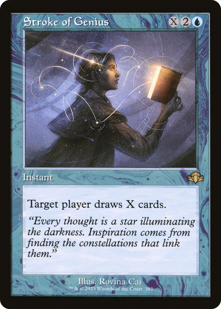 Stroke of Genius (DMR-293) [Dominaria Remastered] Foil