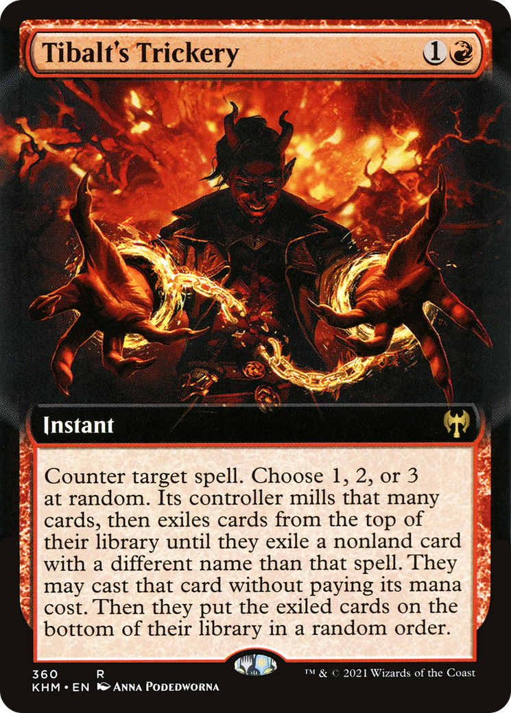 Tibalt's Trickery (KHM-360) [Kaldheim]: (Extended Art)