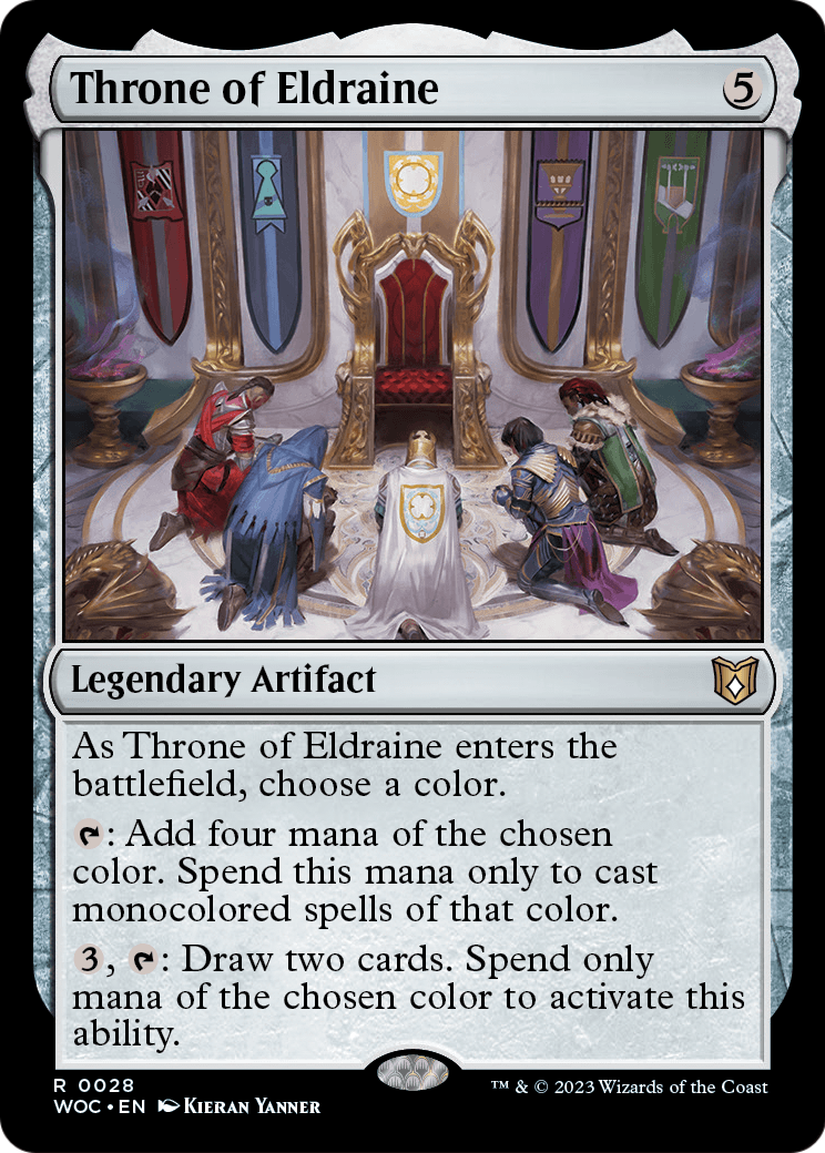 Throne of Eldraine (WOC-028) [Wilds of Eldraine Commander] Foil