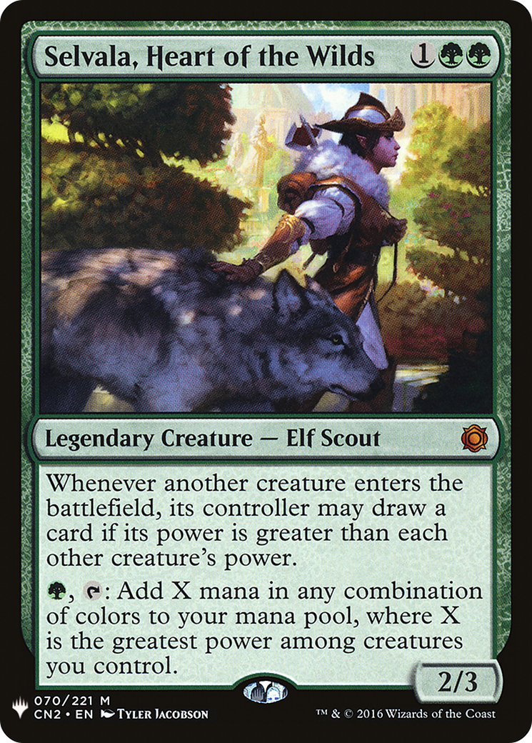 Selvala, Heart of the Wilds (LIST-CN2-70) [The List]