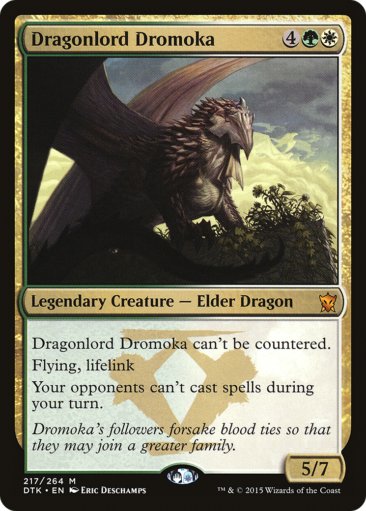 Dragonlord Dromoka (DTK-217) [Dragons of Tarkir]