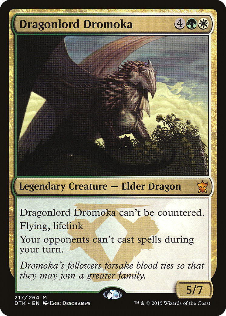 Dragonlord Dromoka (DTK-217) [Dragons of Tarkir] Foil