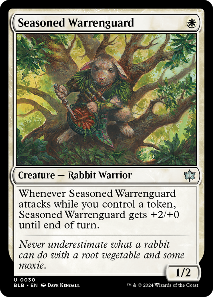 Seasoned Warrenguard (BLB-030) [Bloomburrow]
