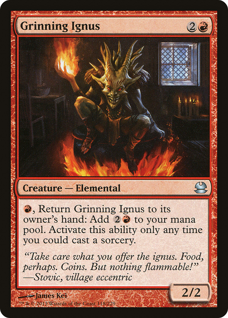Grinning Ignus (MMA-118) [Modern Masters]