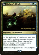 Hadana's Climb // Winged Temple of Orazca (PRE-158S) [Rivals of Ixalan Promos]: (compasslanddfc) Foil