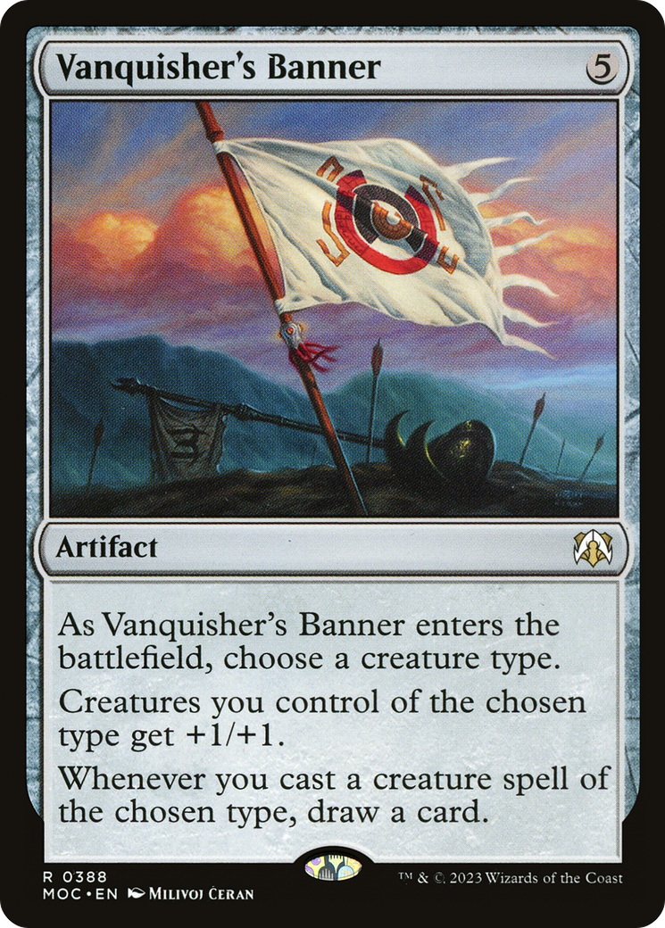 Vanquisher's Banner (MOC-388) [March of the Machine Commander]