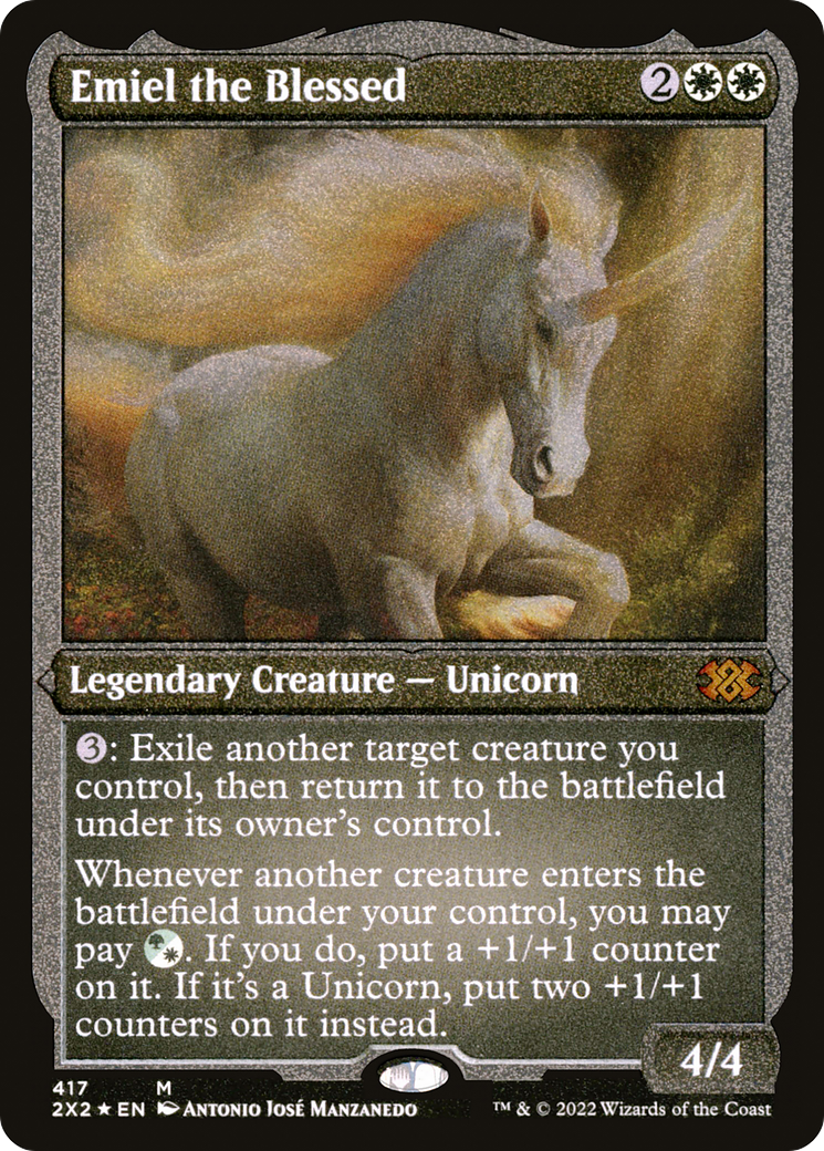 Emiel the Blessed (Foil Etched) (2X2-417) [Double Masters 2022] Foil