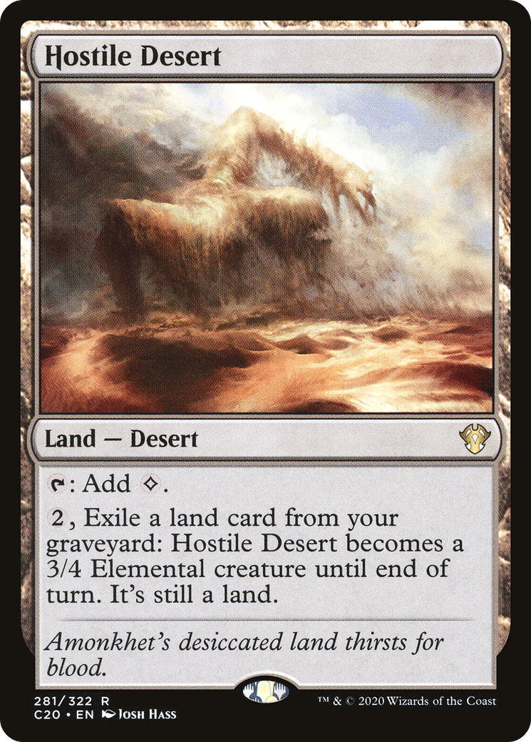 Hostile Desert (C20-281) [Commander 2020]