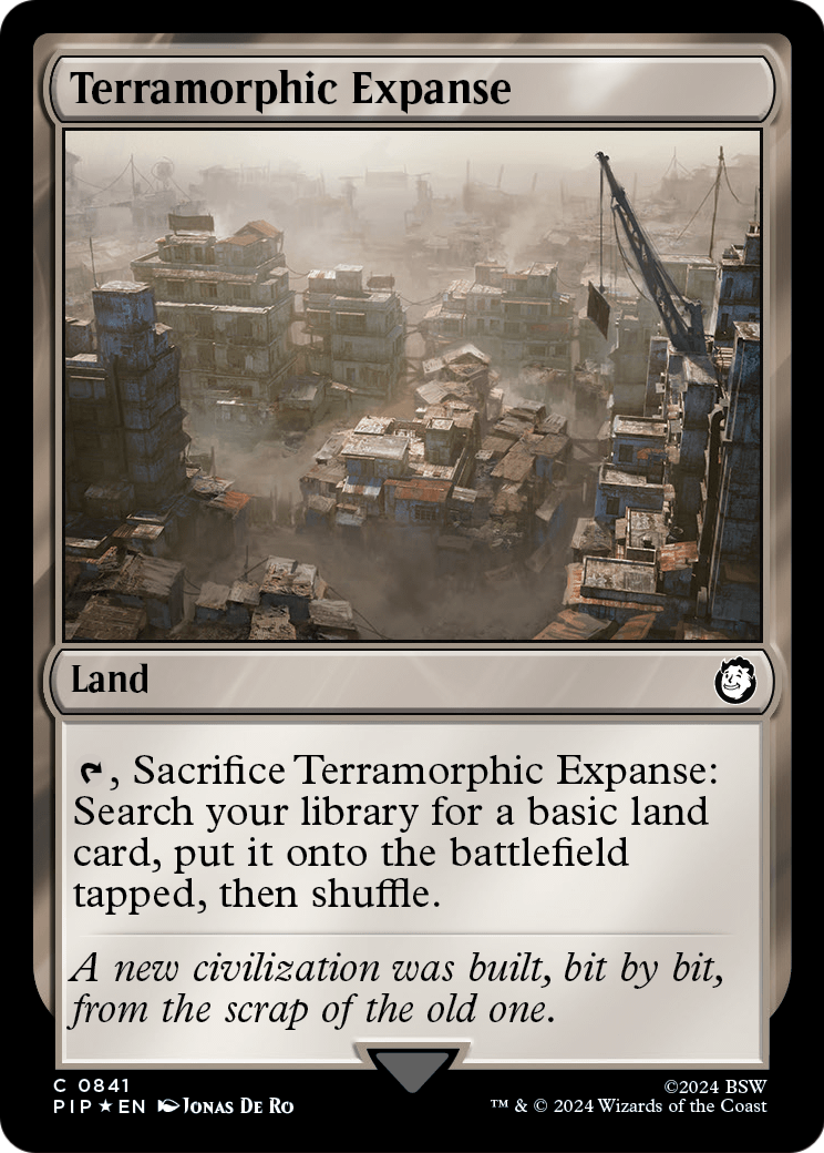 Terramorphic Expanse (Surge Foil) (PIP-841) [Fallout] Foil