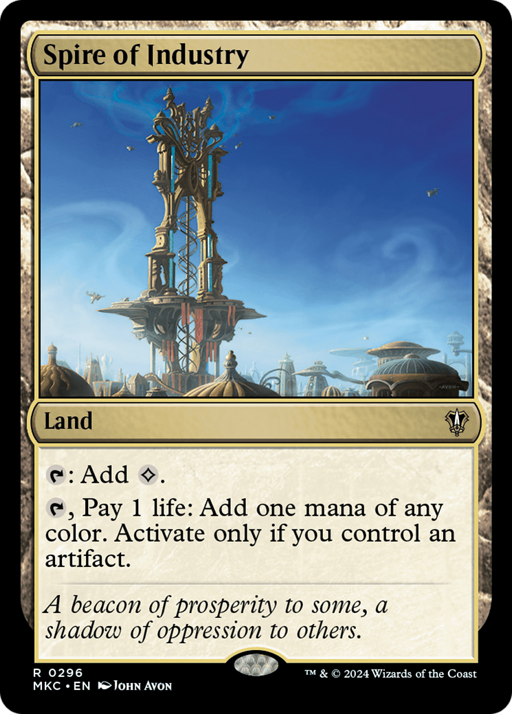 Spire of Industry (MKC-296) [Murders at Karlov Manor Commander]