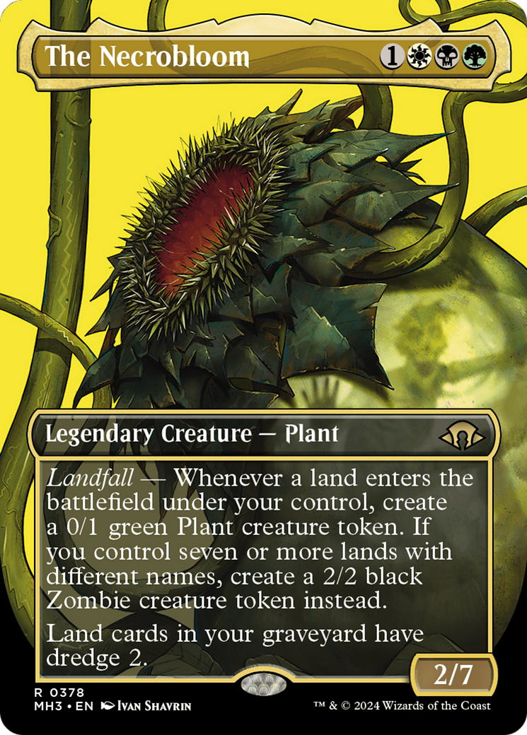 The Necrobloom (MH3-378) [Modern Horizons 3] (Borderless)