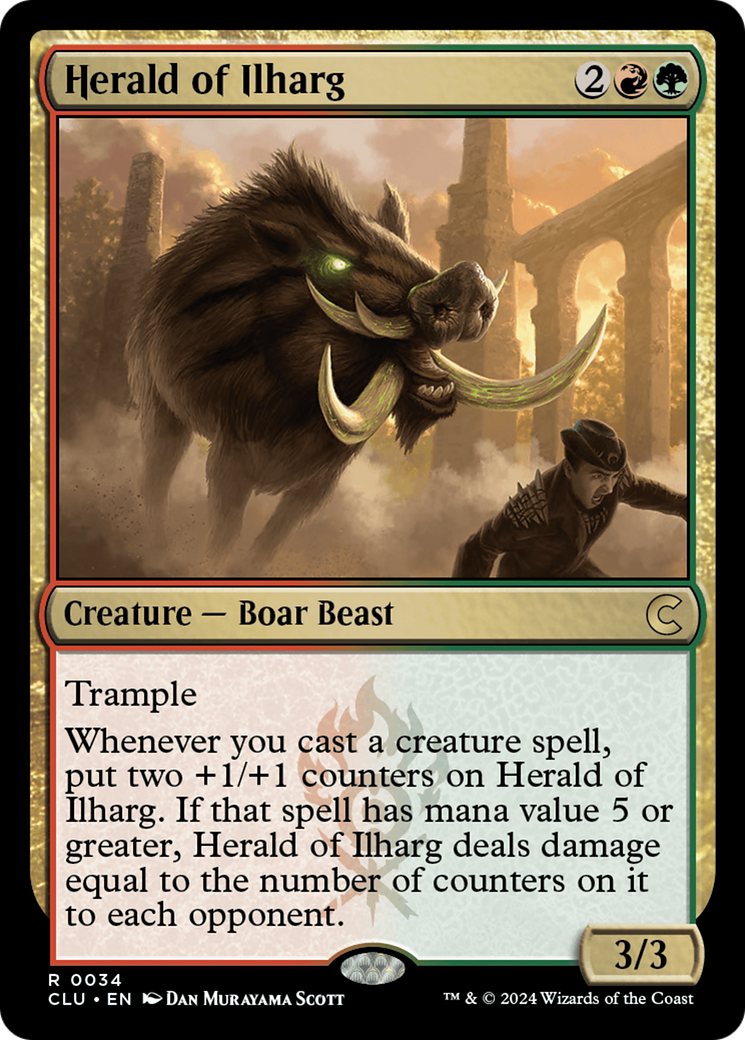 Herald of Ilharg (CLU-034) [Ravnica: Clue Edition]