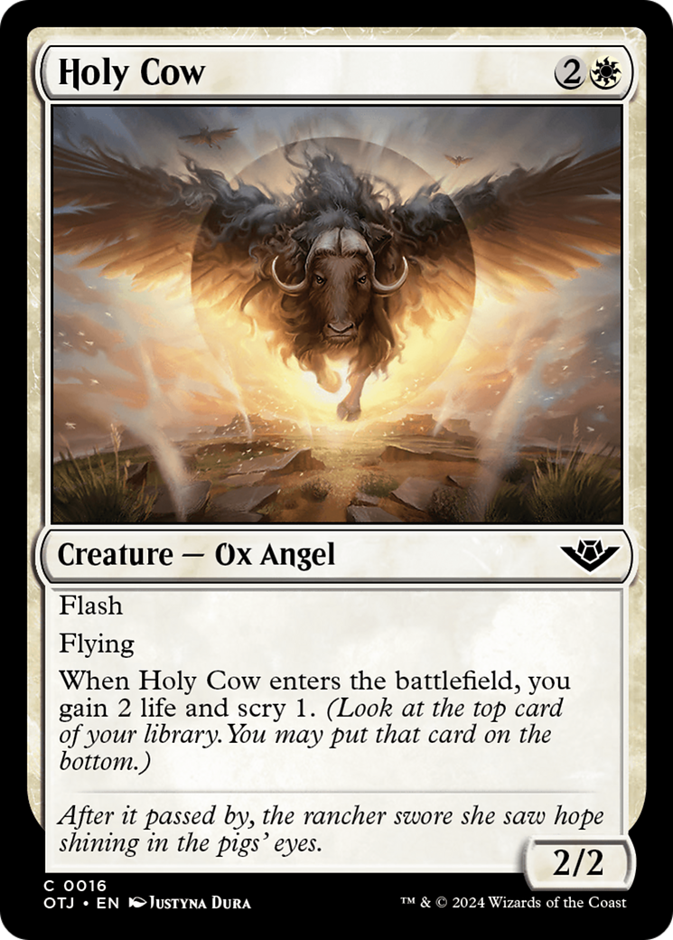 Holy Cow (OTJ-016) [Outlaws of Thunder Junction]