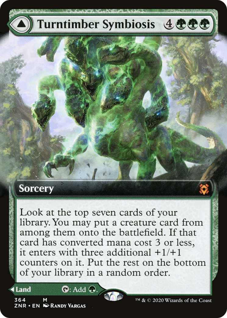 Turntimber Symbiosis (Extended Art) (ZNR-364) [Zendikar Rising]