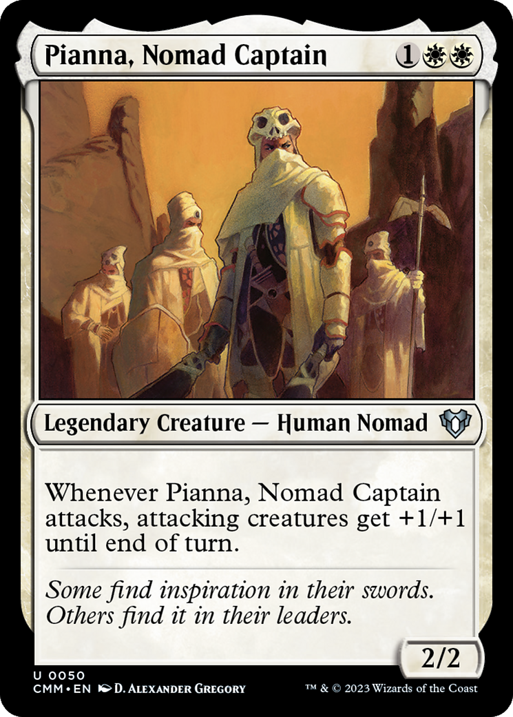 Pianna, Nomad Captain (CMM-050) [Commander Masters] Foil