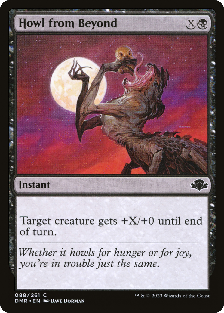 Howl from Beyond (DMR-088) [Dominaria Remastered] Foil