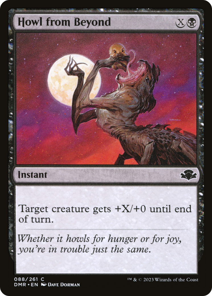 Howl from Beyond (DMR-088) [Dominaria Remastered]