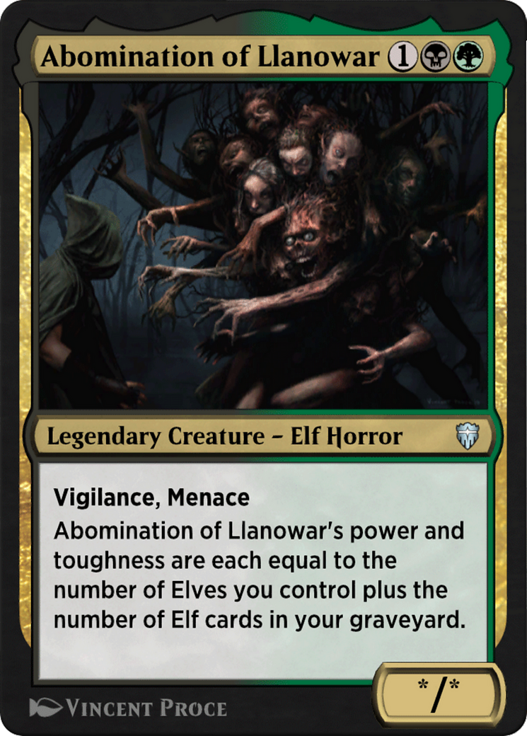 Abomination of Llanowar (HA4-020) [Historic Anthology 4]