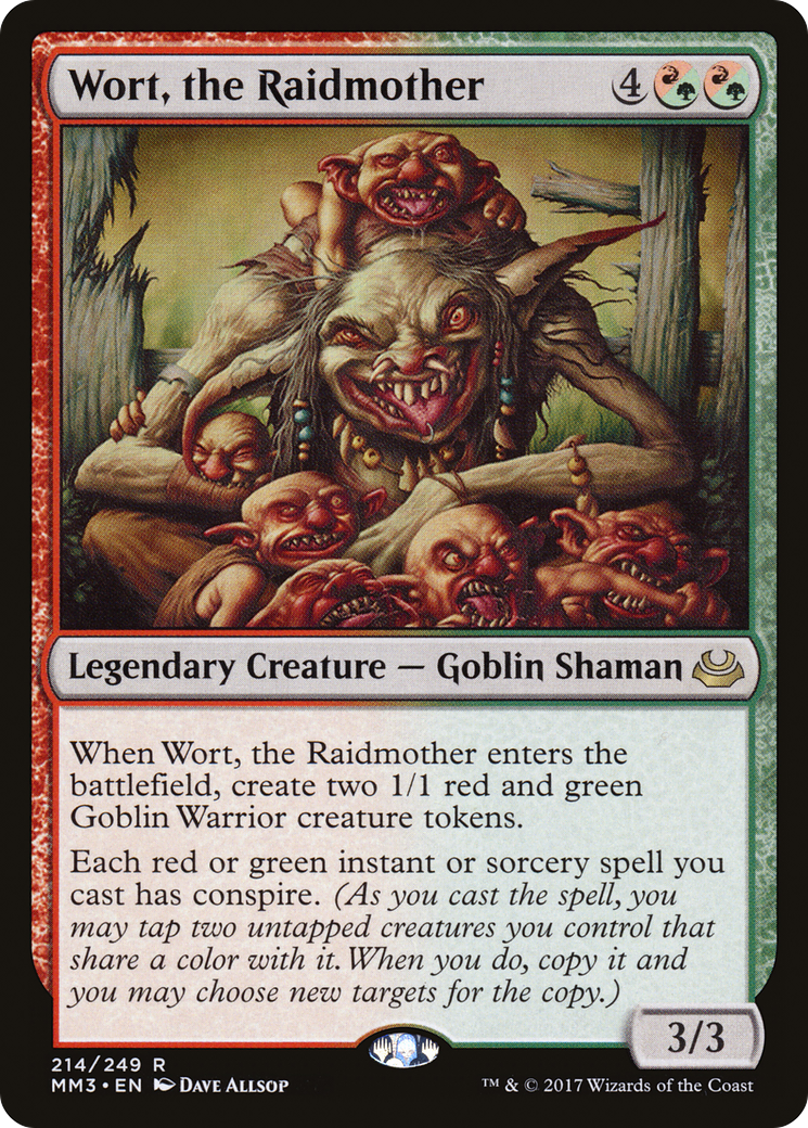 Wort, the Raidmother (MM3-214) [Modern Masters 2017] Foil