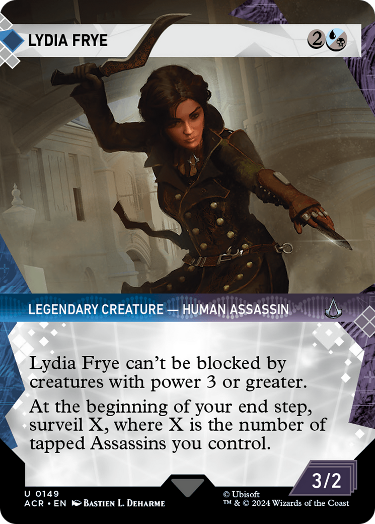 Lydia Frye (ACR-149) [Assassin's Creed]: (Showcase) (Borderless) Foil