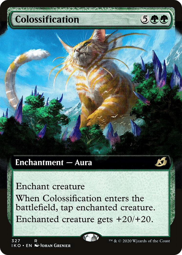 Colossification (Extended Art) (IKO-327) [Ikoria: Lair of Behemoths] Foil
