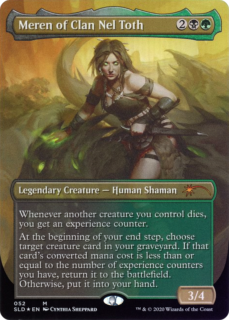 Meren of Clan Nel Toth (SLD-052) [Secret Lair Drop] (Borderless) Foil