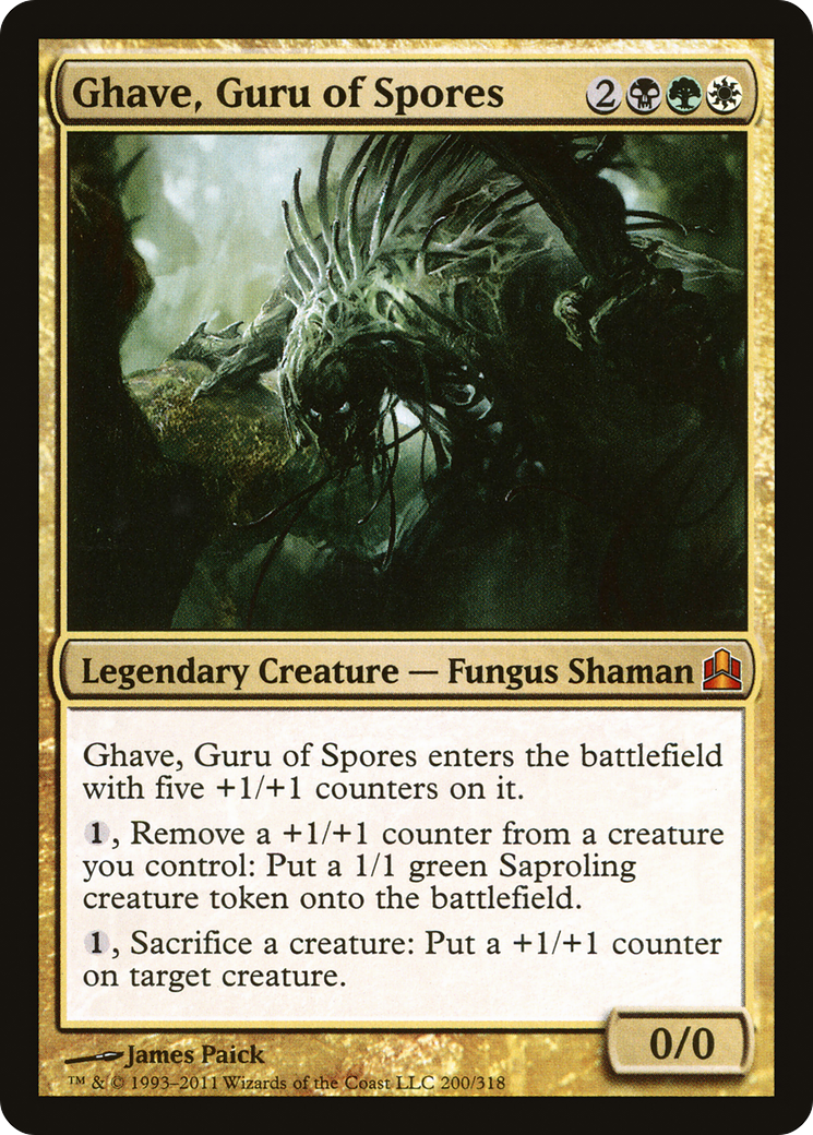 Ghave, Guru of Spores (CMD-200) [Commander 2011]