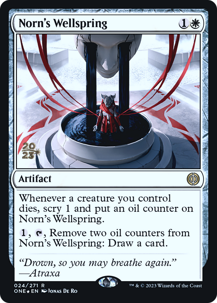 Norn's Wellspring (PRE-24S) [Phyrexia: All Will Be One Promos] Foil