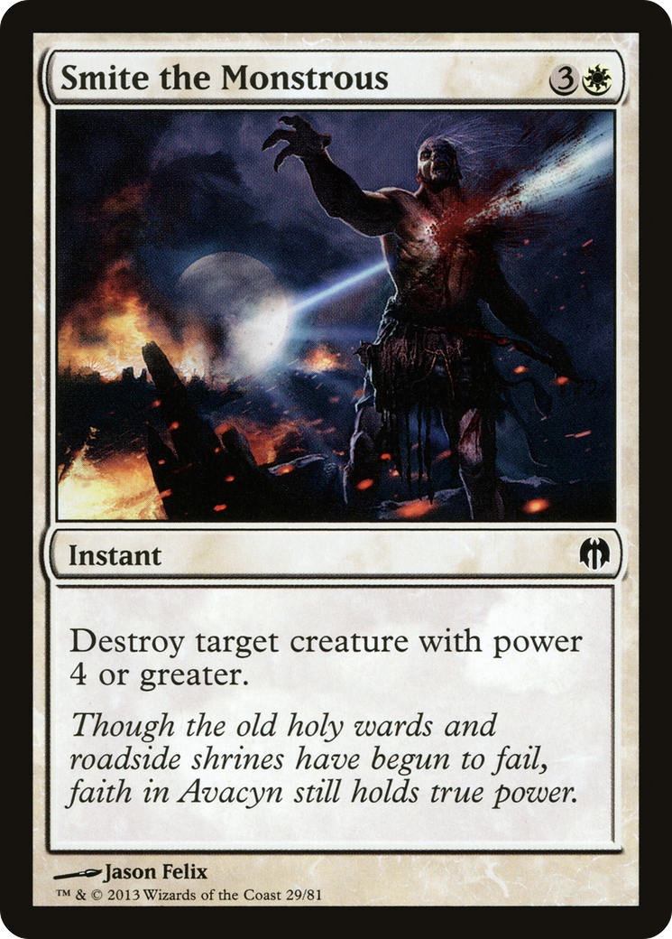Smite the Monstrous (DDL-029) [Duel Decks: Heroes vs. Monsters]