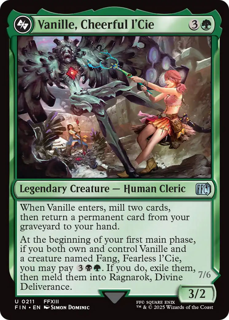 Vanille, Cheerful l'Cie (FIN-211) [FINAL FANTASY] Foil