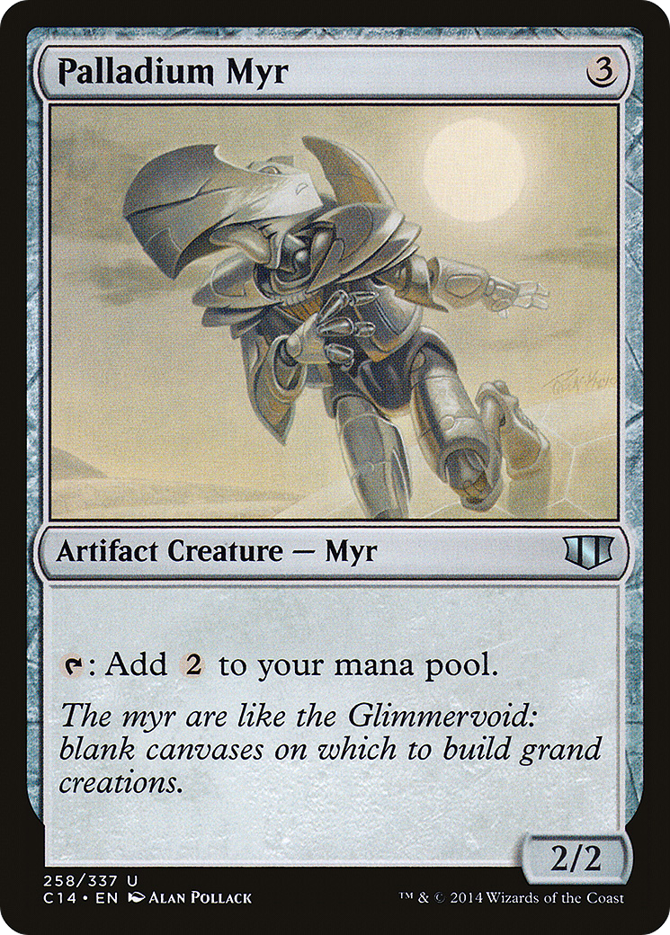 Palladium Myr (C14-258) [Commander 2014]