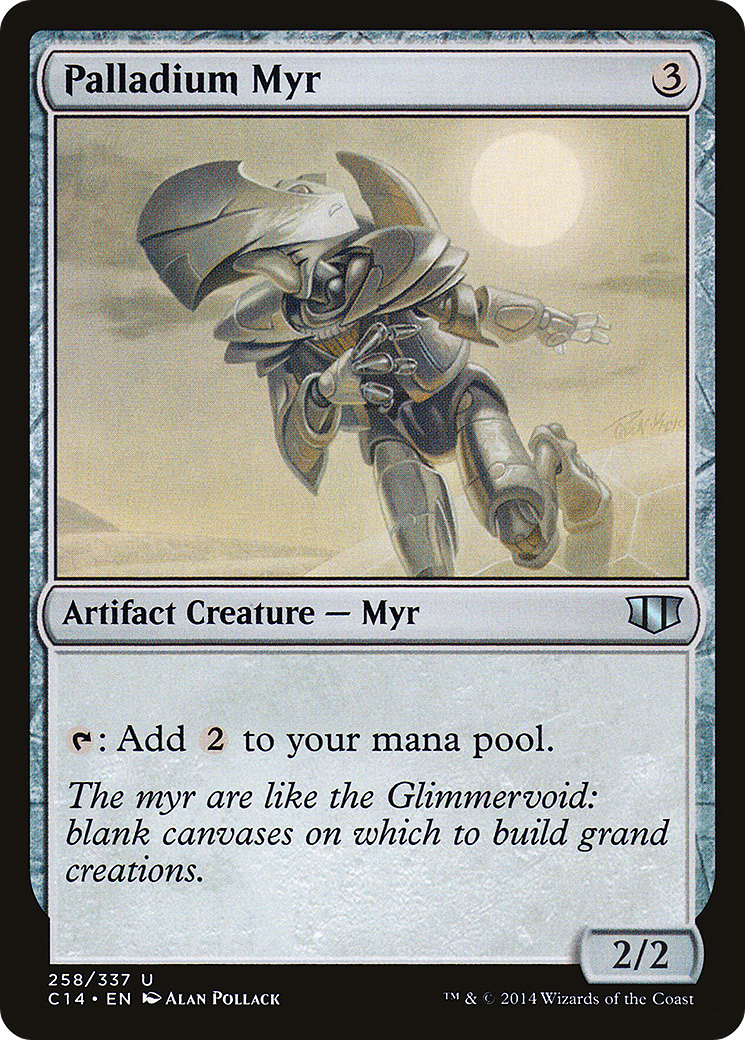 Palladium Myr (C14-258) [Commander 2014]