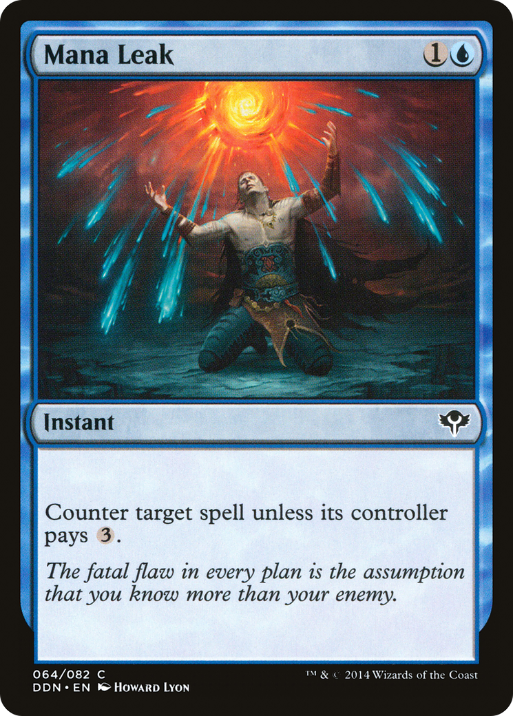Mana Leak (DDN-064) [Duel Decks: Speed vs. Cunning]