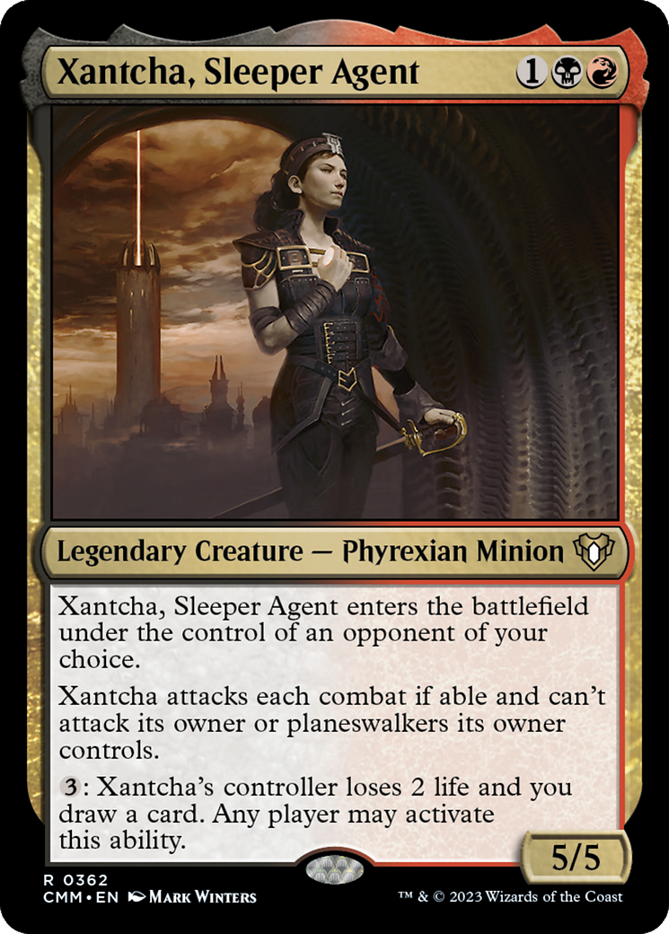 Xantcha, Sleeper Agent (CMM-362) [Commander Masters] Foil